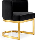 Black Velvet Dining Chair Y58533