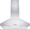 30 inch 450 CFM Stainless Steel Wall Mount Range Hood H636