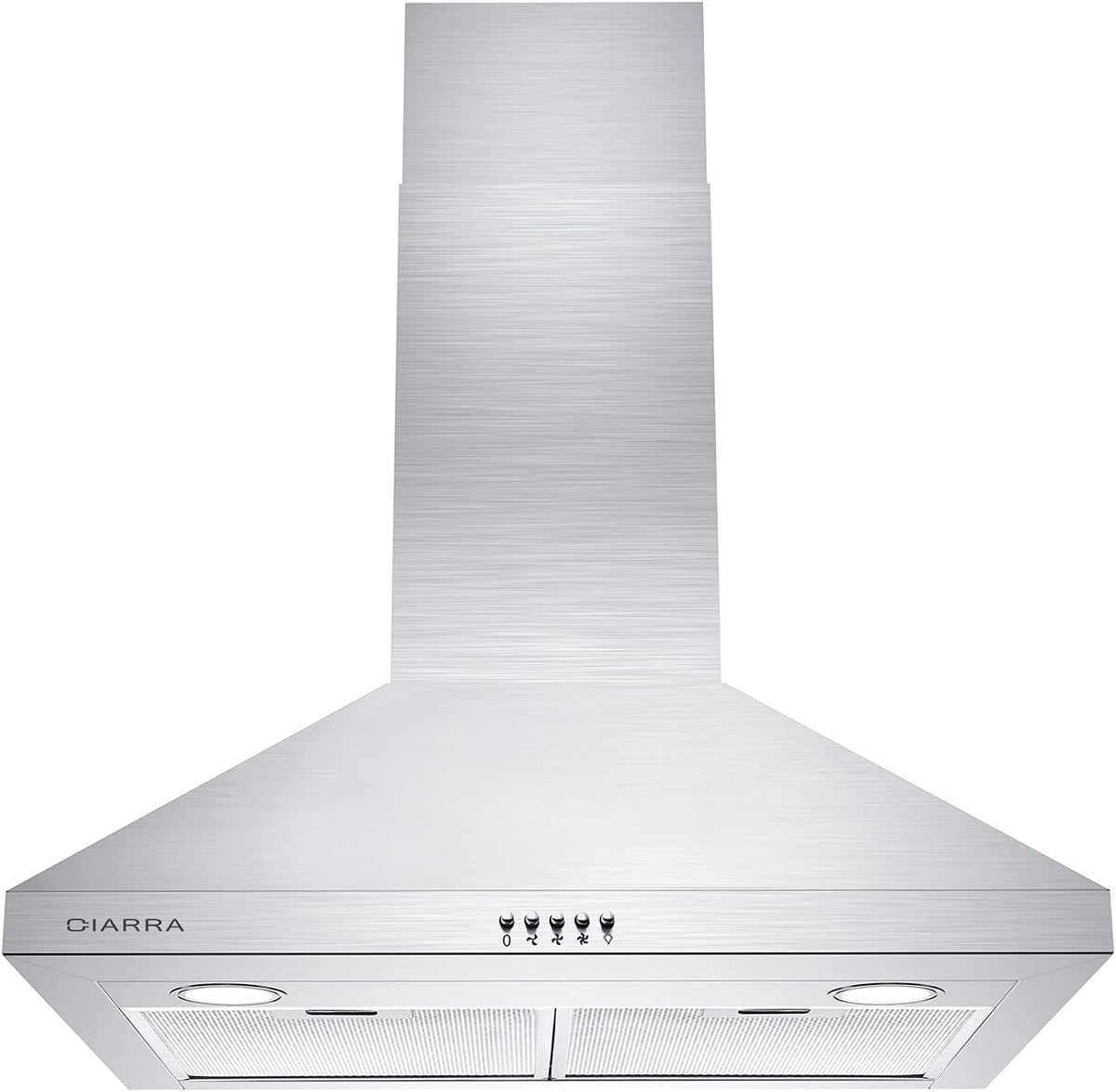 30 inch 450 CFM Stainless Steel Wall Mount Range Hood H636
