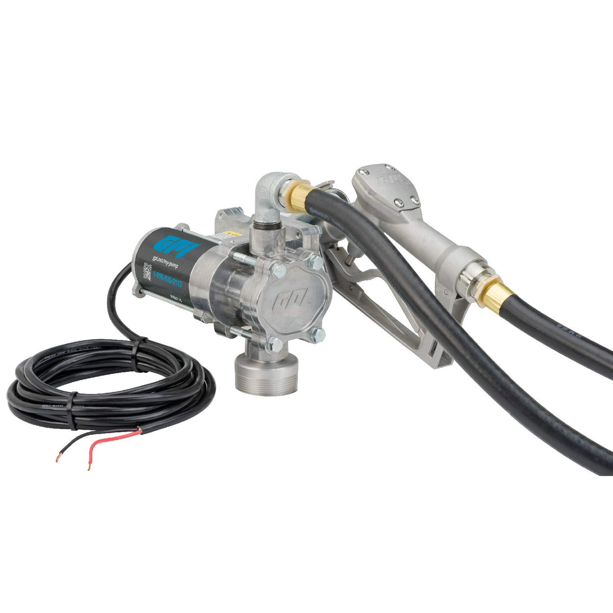 12v 8 GPM Fuel Transfer Pump with Manual Shut-Off Nozzle S308