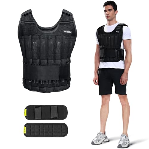 20lb/30lb/40lb/50lb/60lb Adjustable Weight Vest with Steel Plates Z21026