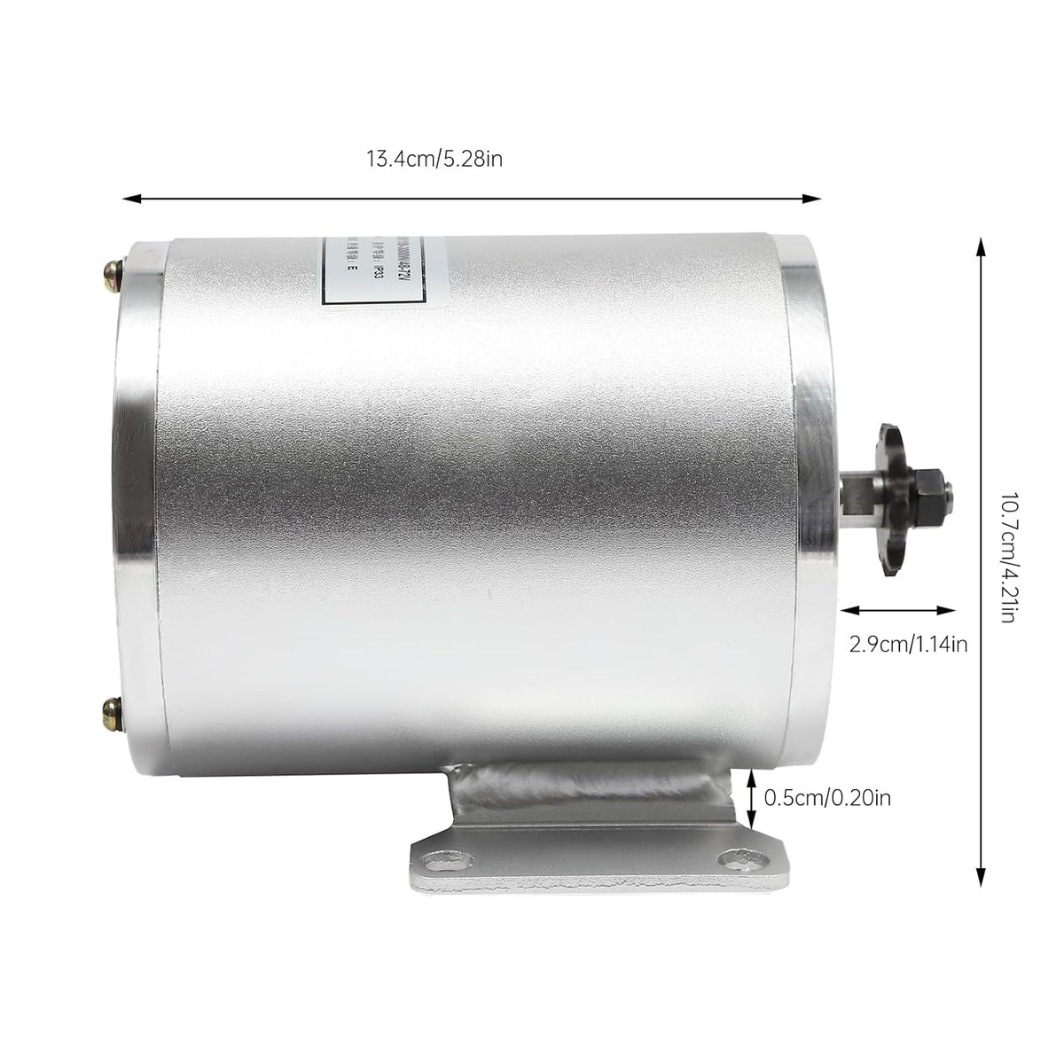 48-72V 3000W Brushless Motor Kit with Controller & Throttle T814109