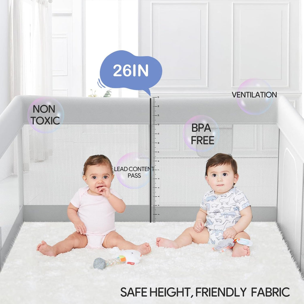47x47inch Baby Playpen with Safety Non-Slip S173
