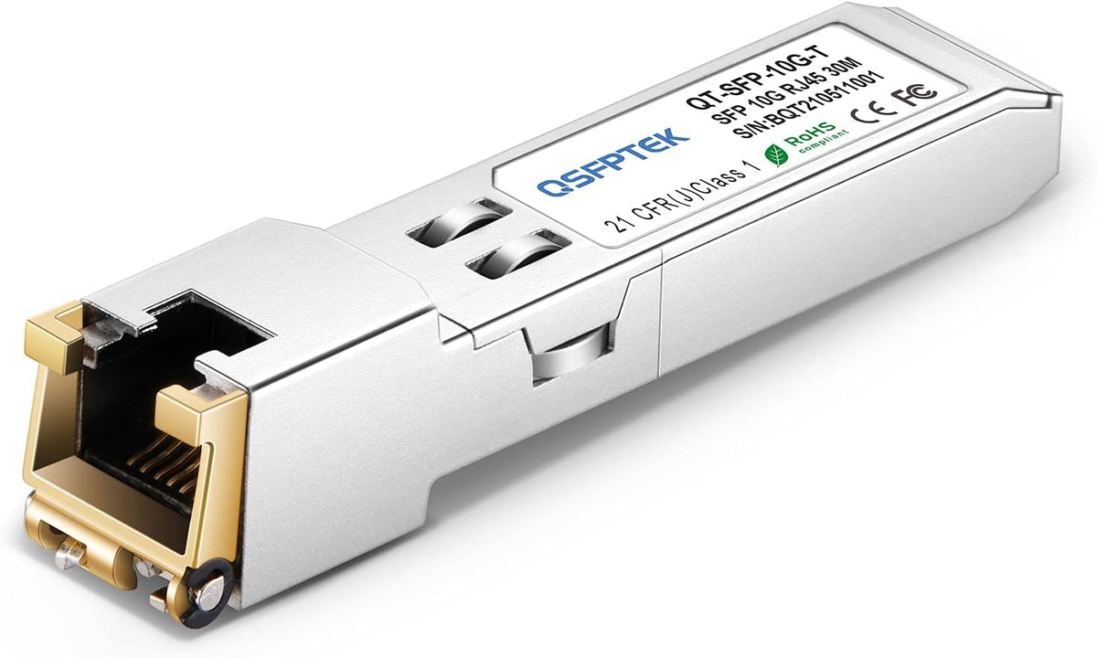 10GBASE-T SFP+ to RJ45 Transceiver, 10G Copper Module, Pack of 2 M417038