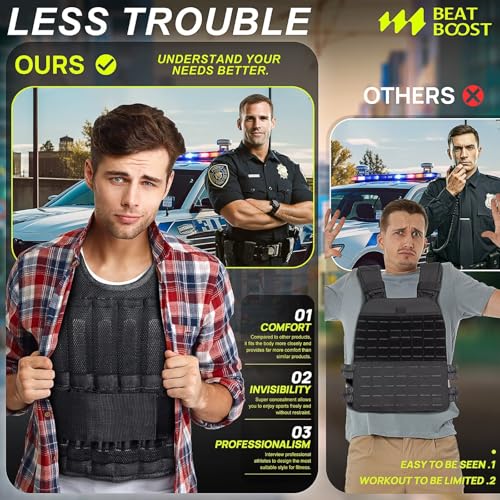 20lb/30lb/40lb/50lb/60lb Adjustable Weight Vest with Steel Plates Z21026