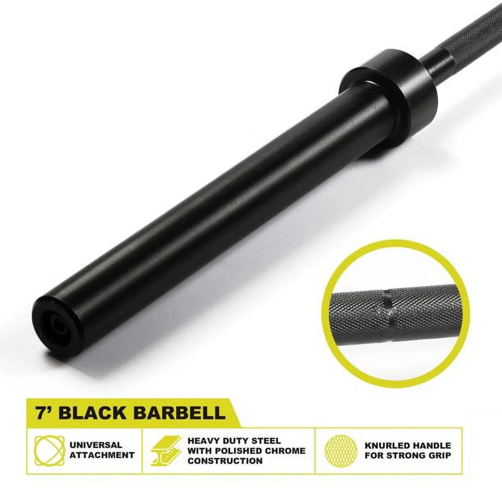 2-Inch Olympic Barbell Weight Bar 7ft 700-Pound Capacity V915888