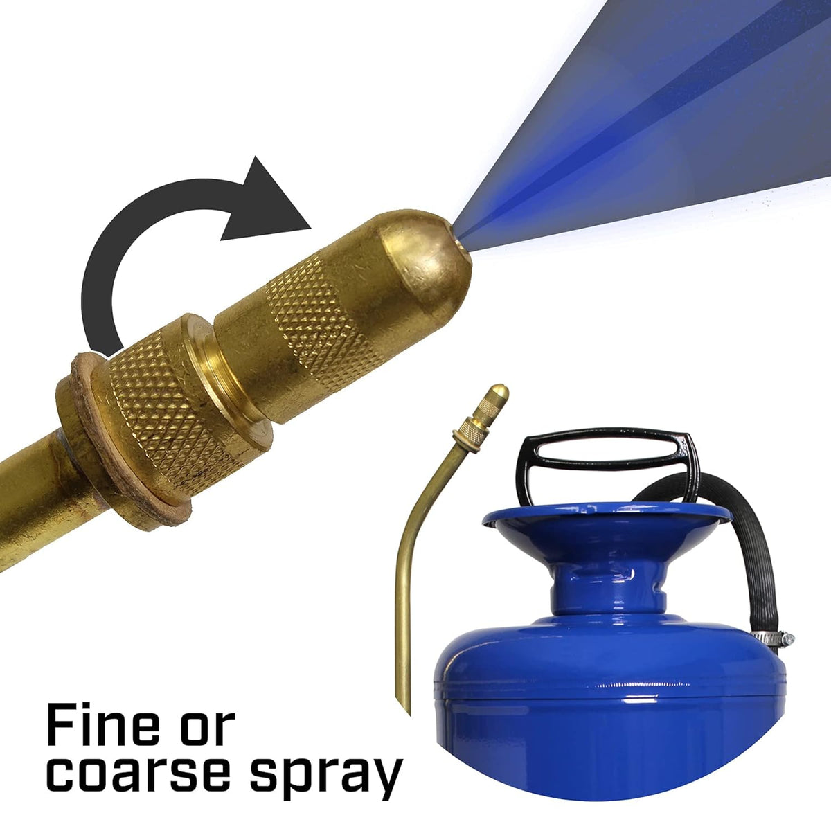 Blue 3.5-Gallon Funnel Top D817
