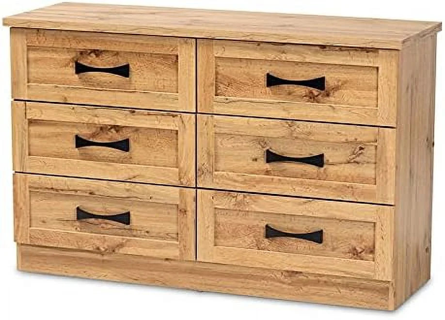 6 Drawer Wood Dresser L2009