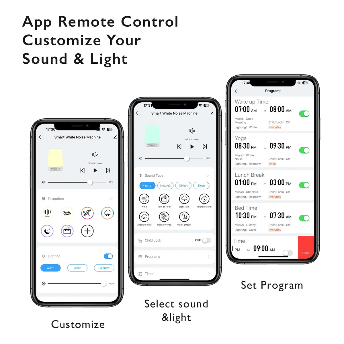 Baby Sound Machine with Night Light R565363