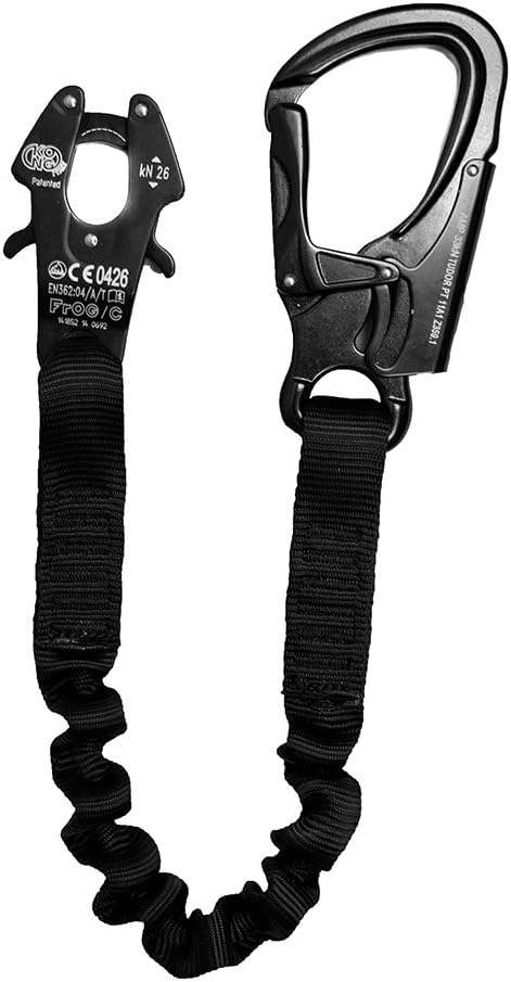 Black 23kN Retention Lanyard with Snap Hook R193