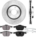 299.8 mm 5 Lug Brake Disc Rotors + Ceramic Brake Pads + Clips G952