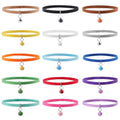 15 Pc Double Side Soft Plush Puppy Id Collars with Bells I3071
