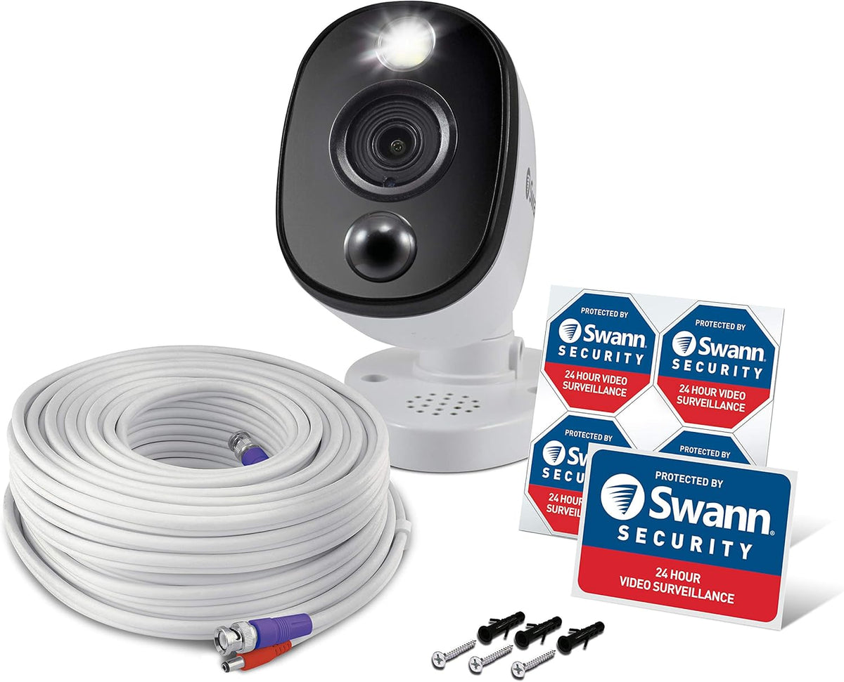 4K Ultra HD Bullet Security Camera with Sensor Warning Light H33908