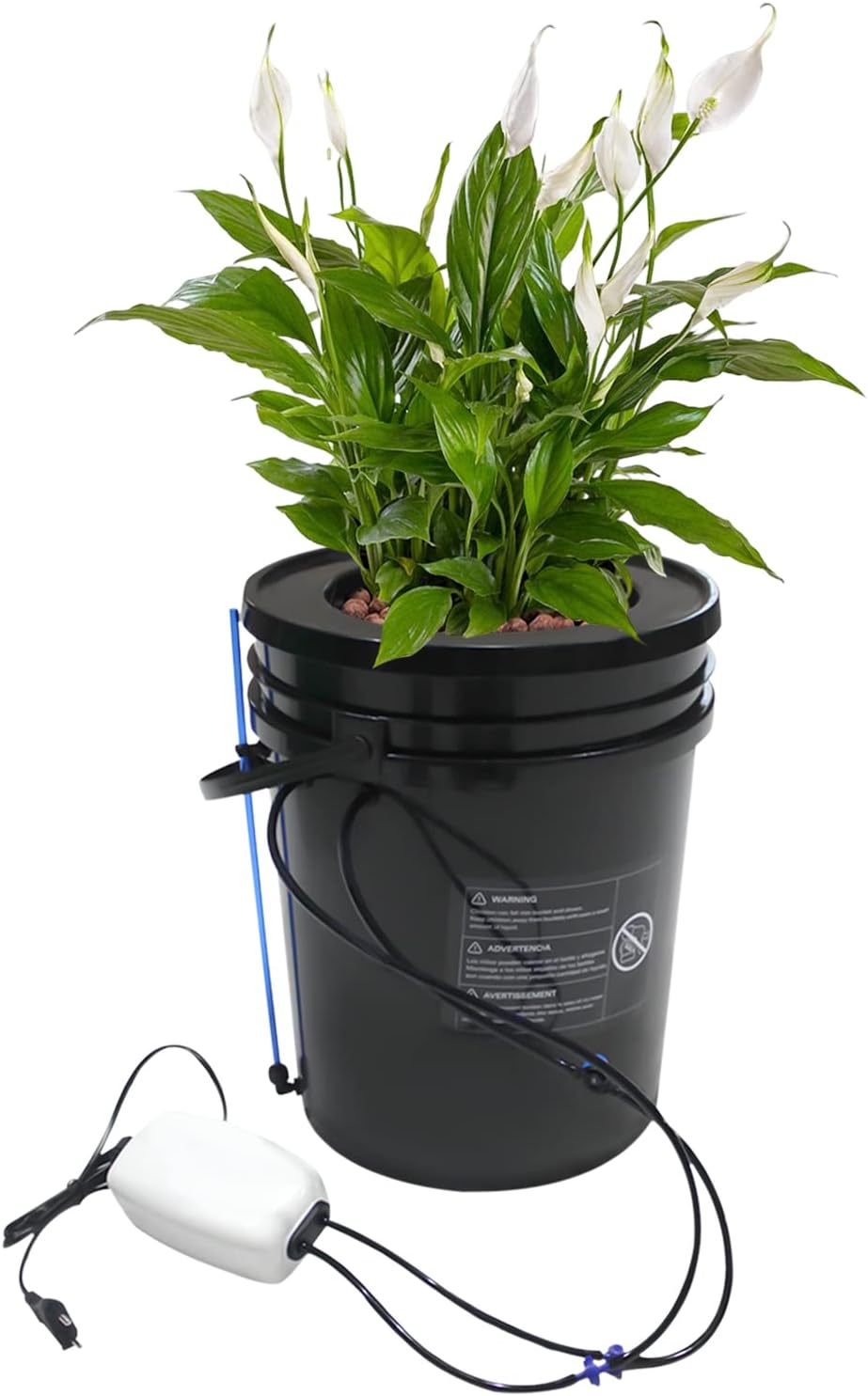 5-Gallon Deep Water Culture Hydroponics Growing System Kit H560