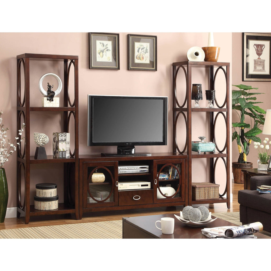 Cherry 3-Shelf Pier Cabinet H895537