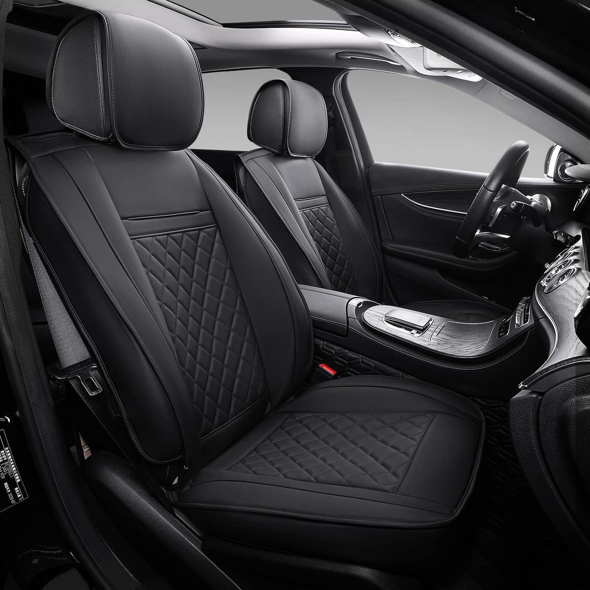 Black Full Set Car Seat Covers F359