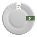 Bagasse 6x22 Rippled Plate 1000 S7542