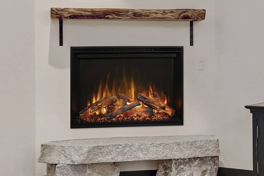 30 inch Built in Electric Fireplace Insert E70919