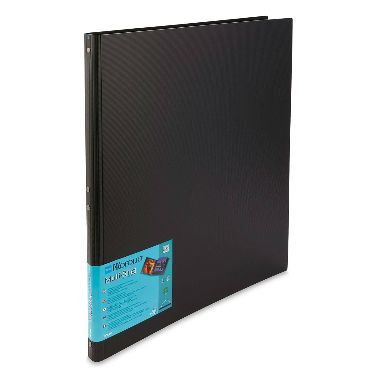 Black 18x24" Refillable Art Binder U7055