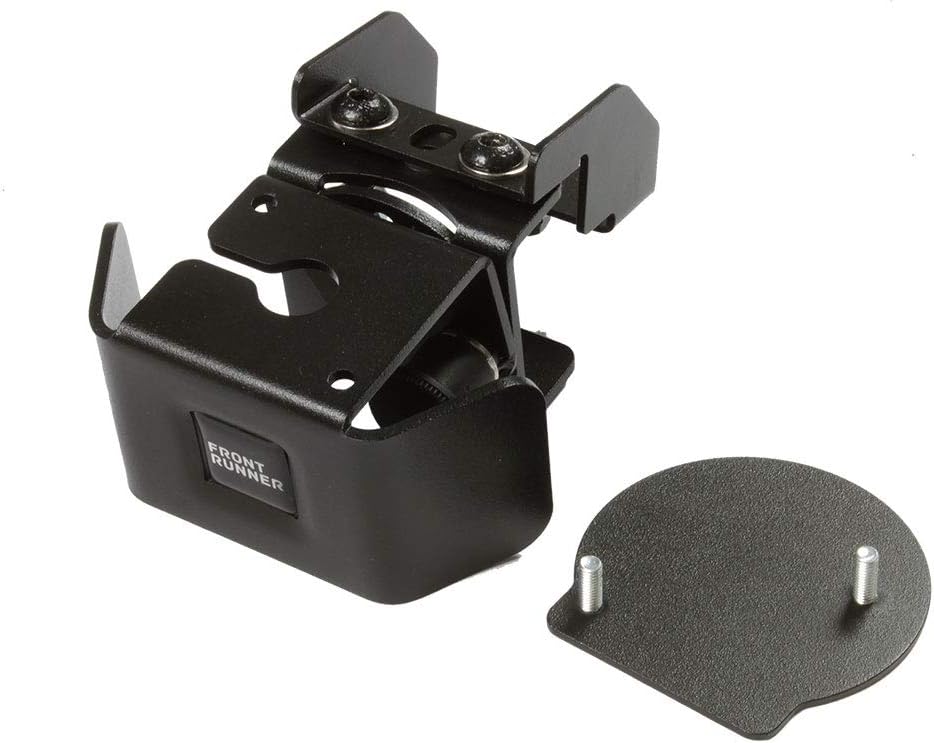 Antenna Mount Spring Loaded Clamp Bracket for Roof Racks (Black) M9953