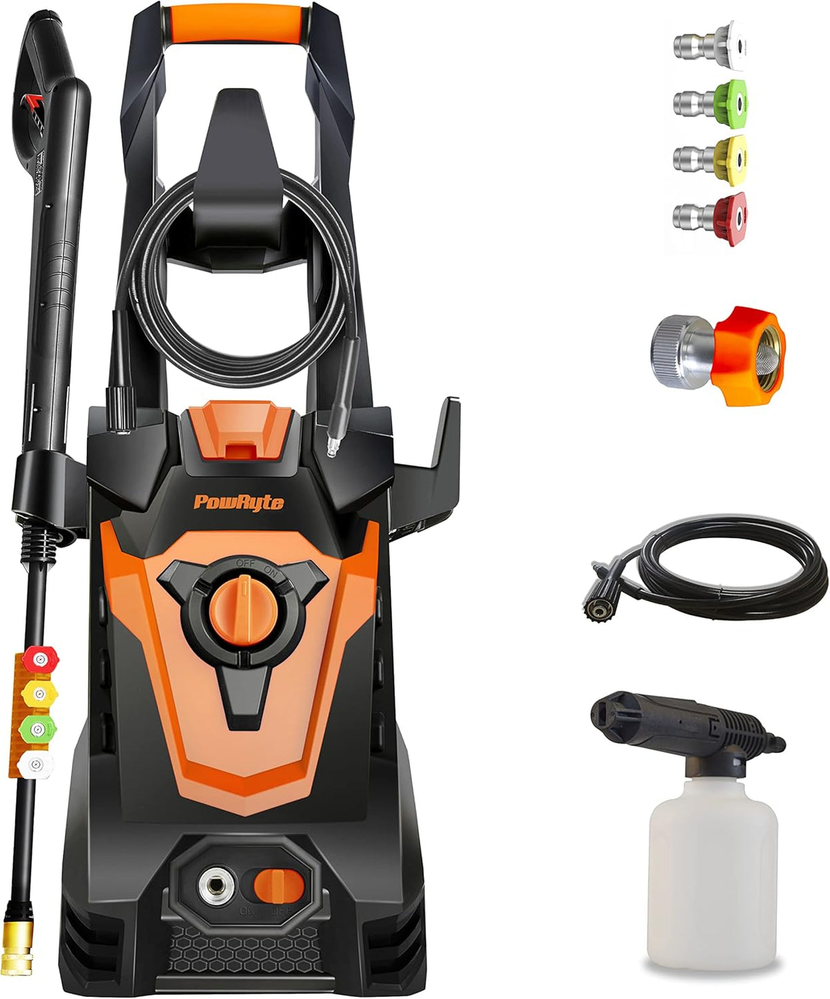 2200 PSI 2.0 GPM Electric Pressure Washer with 4 Nozzles Foam Cannon U567