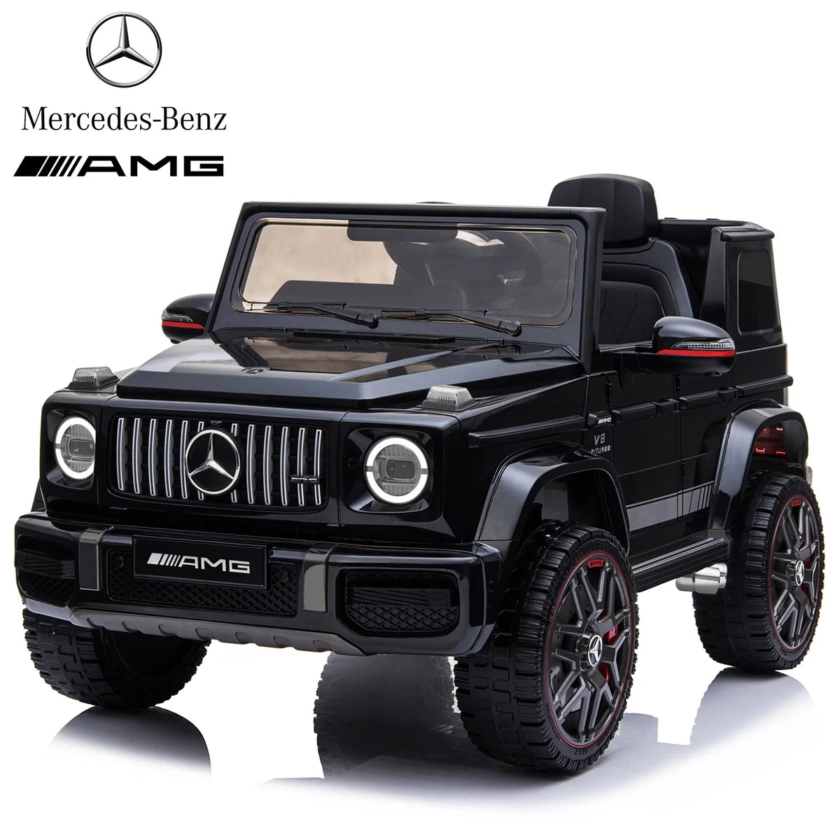 Black Children Ride On Car with Parent Remote Control X87223