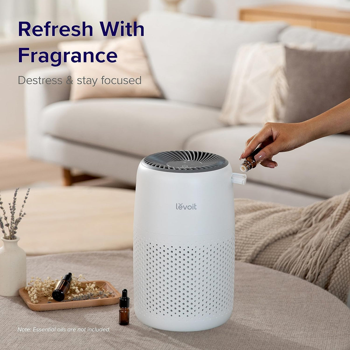Air Purifier and Ultrasonic Humidifier Bundle with 3-in-1 Filter P89462