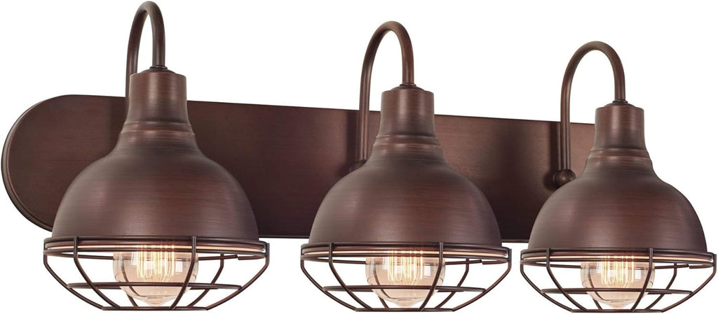 3-Light Brushed Nickel Vanity Light N8427