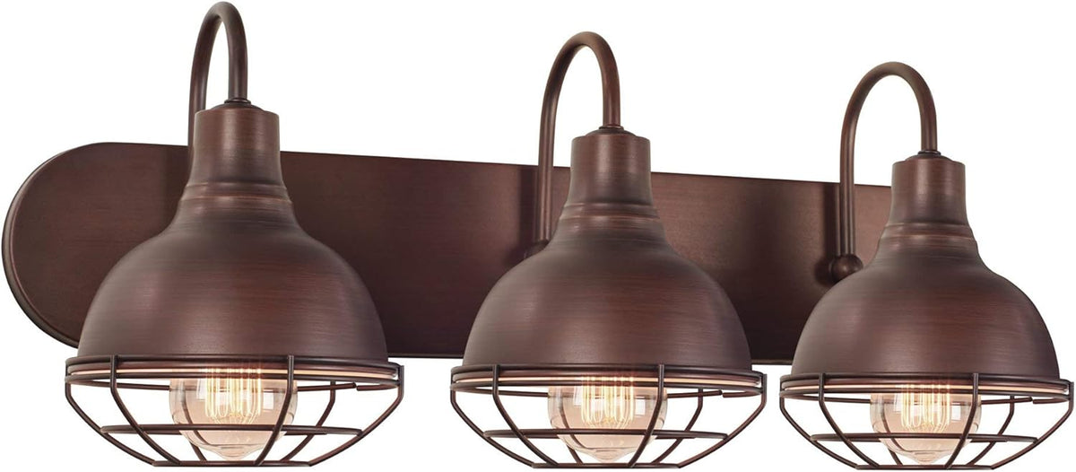 3-Light Brushed Nickel Vanity Light N8427