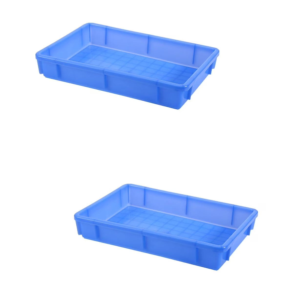 2pcs Rectangle Plastic Storage Box X646844
