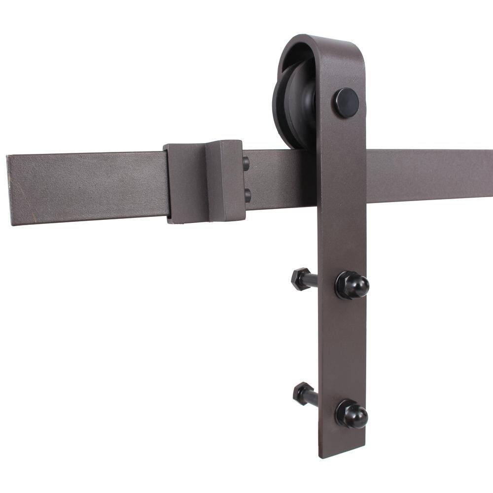 36 in. x 84 in. Pre-Assembled Wood Interior Sliding Barn Door with Hardware Kit V48600