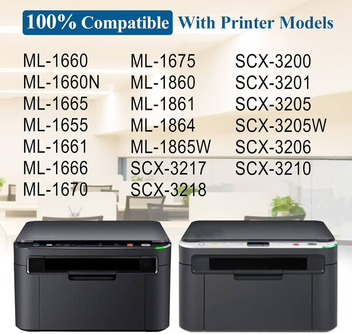 5 Pack Black Compatible Toner Cartridge N6189