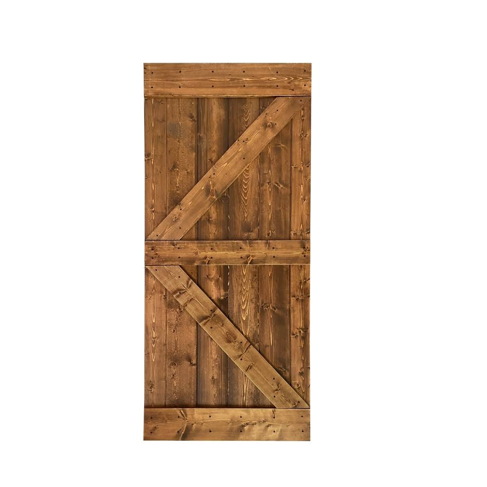 42 in. x 84 in. Solid Pine Wood Interior Sliding Barn Door Slab R1508