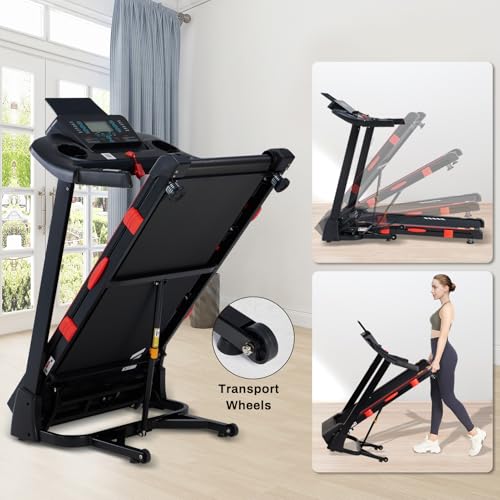 15% Auto Incline Treadmill, 10 MPH Speed, 3.0 HP, 18" Wider Belt S4381