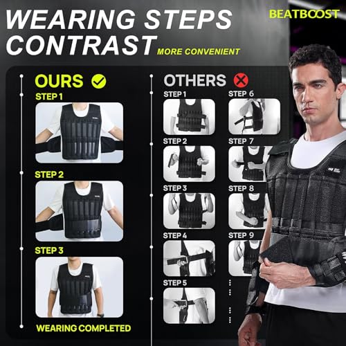 20lb/30lb/40lb/50lb/60lb Adjustable Weight Vest with Steel Plates Z21026