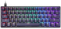 60% Mechanical Keyboard, RGB Hot Swappable 61 Keys Gateron Blue Switch C785