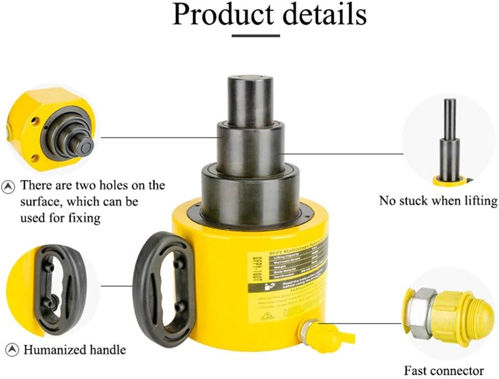 20 ton Hydraulic Ram Jack 200mm Short Type Industrial Lifting Jack J510