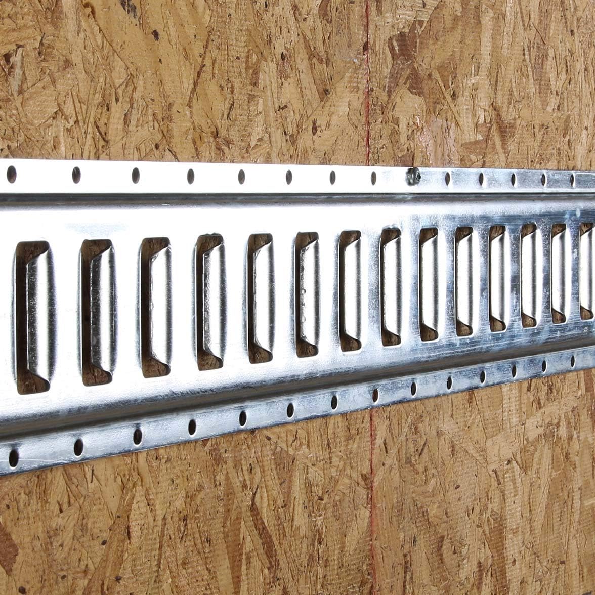 Black Powder Coated Steel E Track Tie-Down Rail Z35816