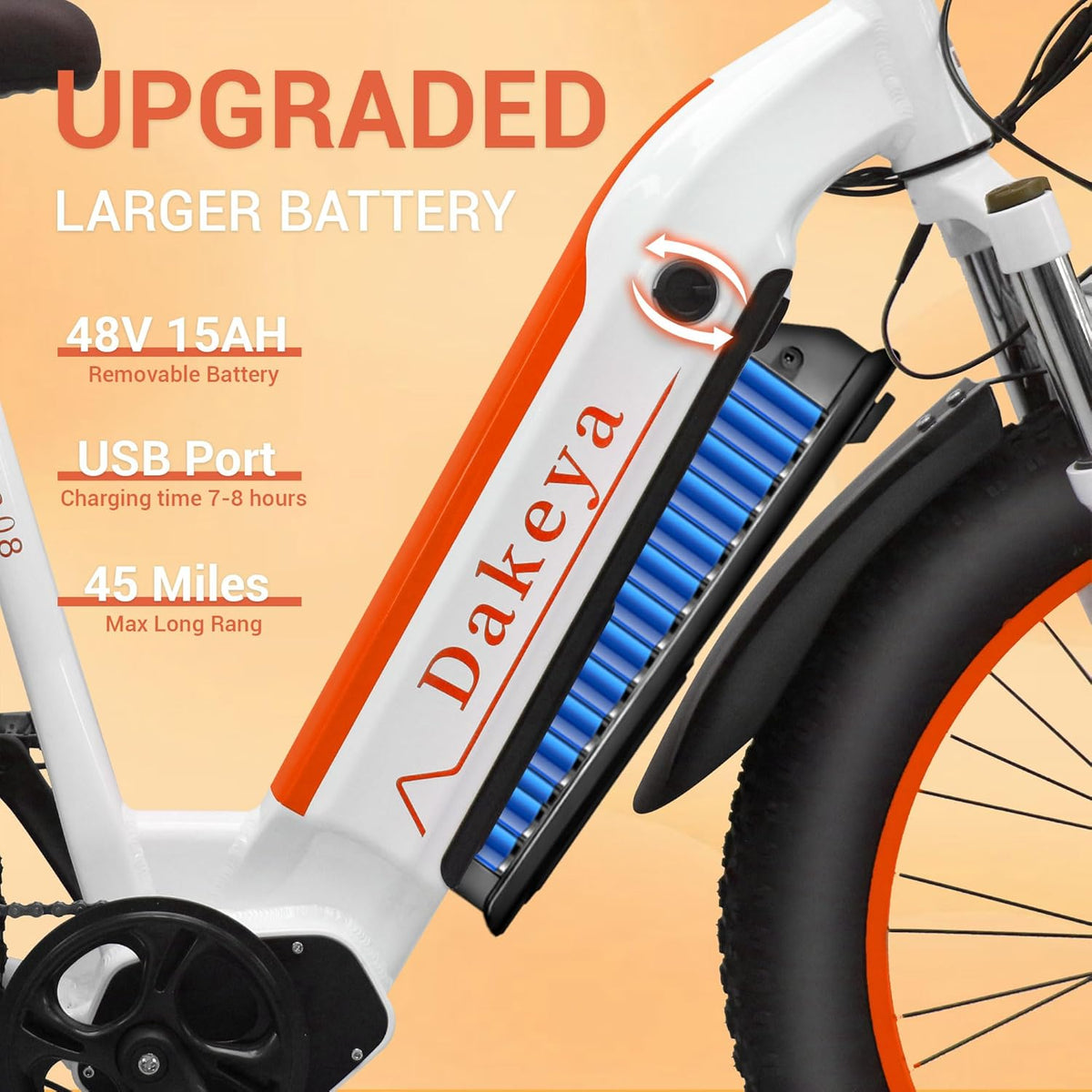 1000W Brushless Motor 7-Speed 48V 15AH Battery 26" x 4.0 Fat Tire Electric Bike L88106