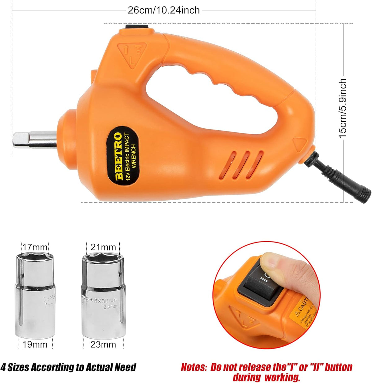 3 Ton Electric Car Jack with Electric Wrench and Inflator Pump A1299