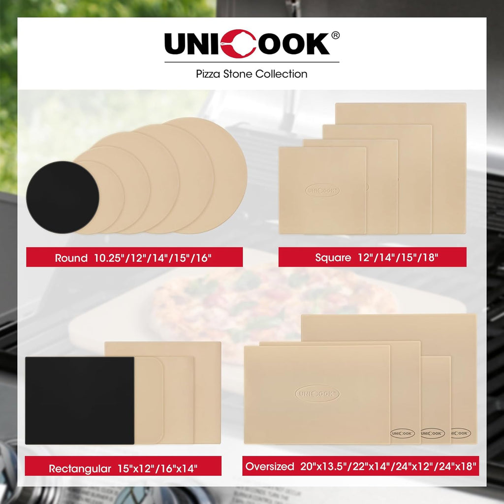 15 Inch Cordierite Pizza Stone S766