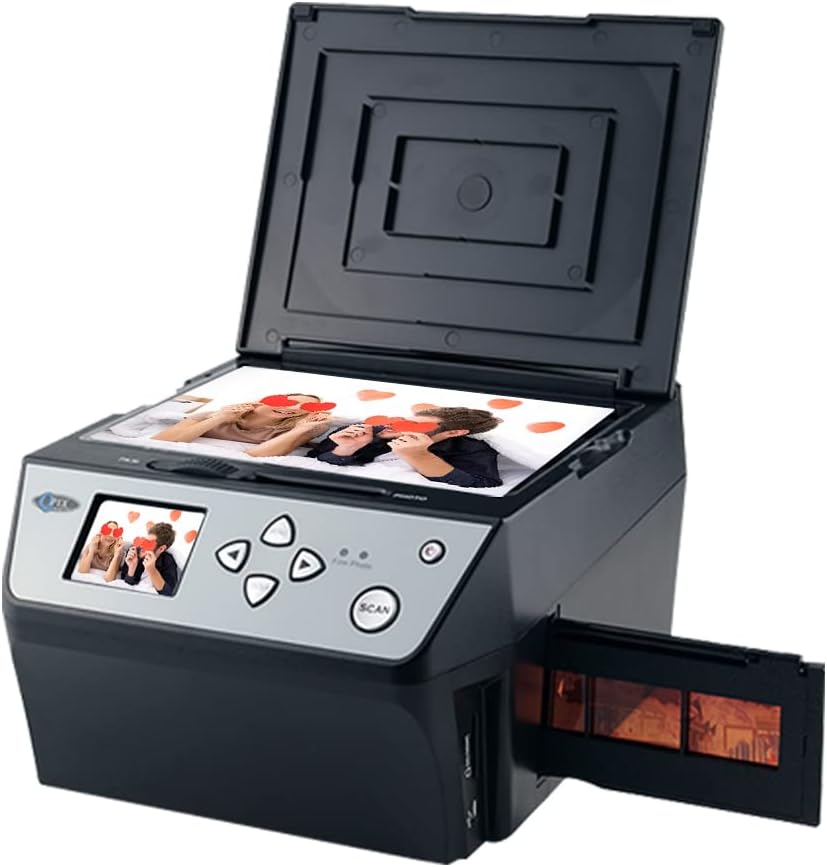 Black 16MP Film Scanner with 2.4 LCD Screen S264