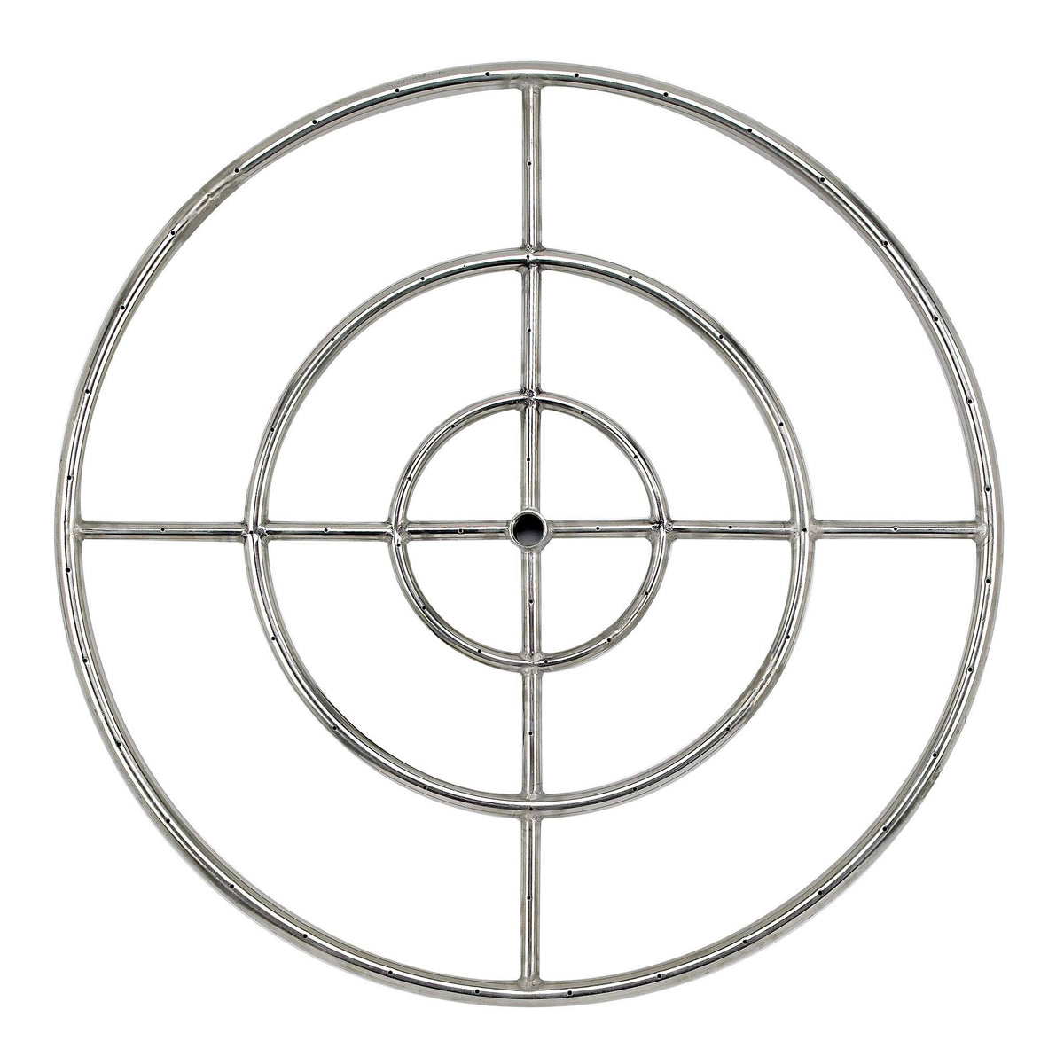 30 Triple-Ring Stainless Steel Fire Pit Ring Burner W136821