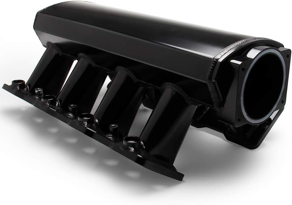 92mm Throttle Body Sheet Metal EFI Intake Manifold Black W626382