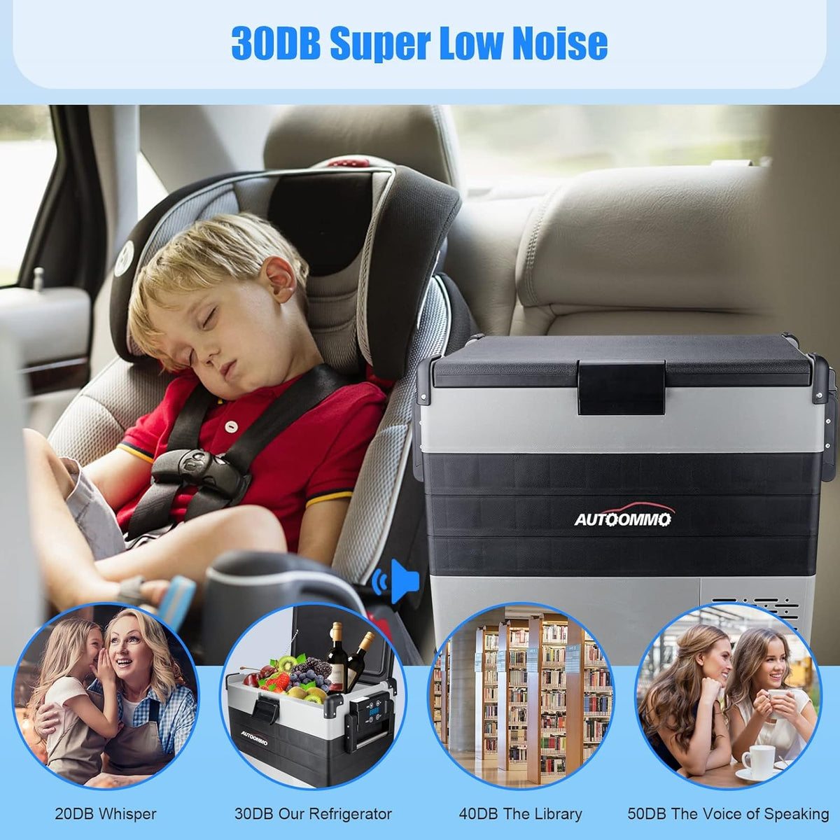 12 Volt 55 Quart Portable Car Refrigerator O33267