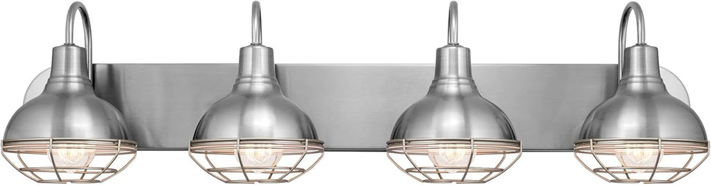 3-Light Brushed Nickel Vanity Light N8427
