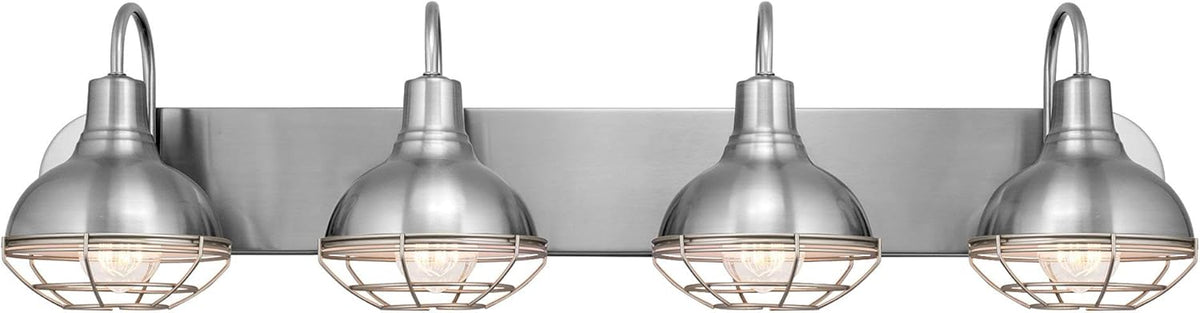 3-Light Brushed Nickel Vanity Light N8427