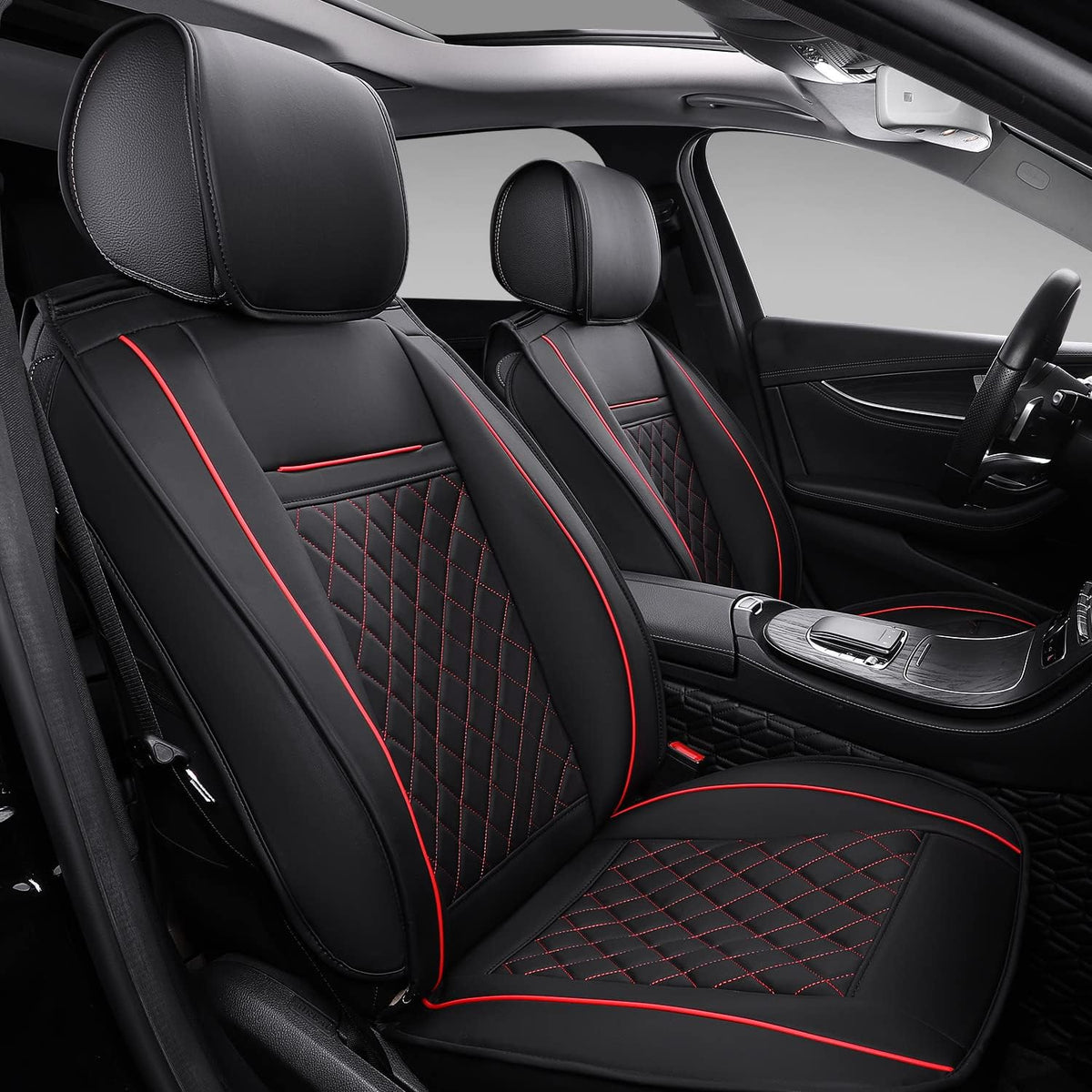 Black Full Set Car Seat Covers F359