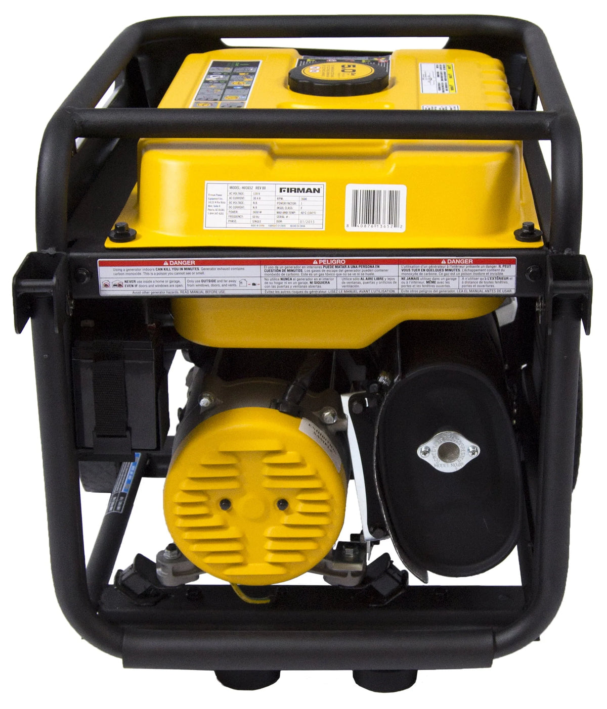4550/3650 Watt Dual Fuel Recoil Start Generator Q7621