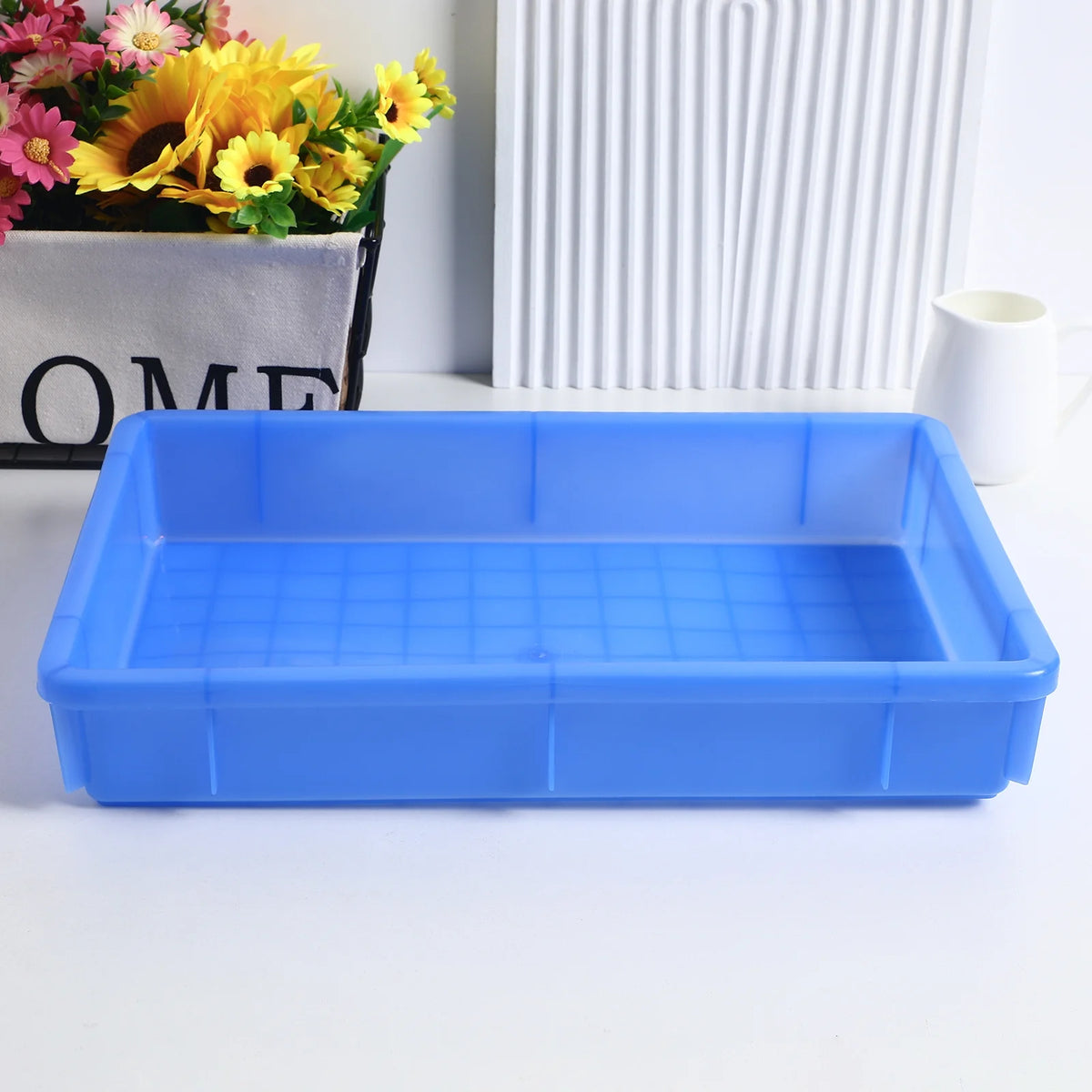 2pcs Rectangle Plastic Storage Box X646844